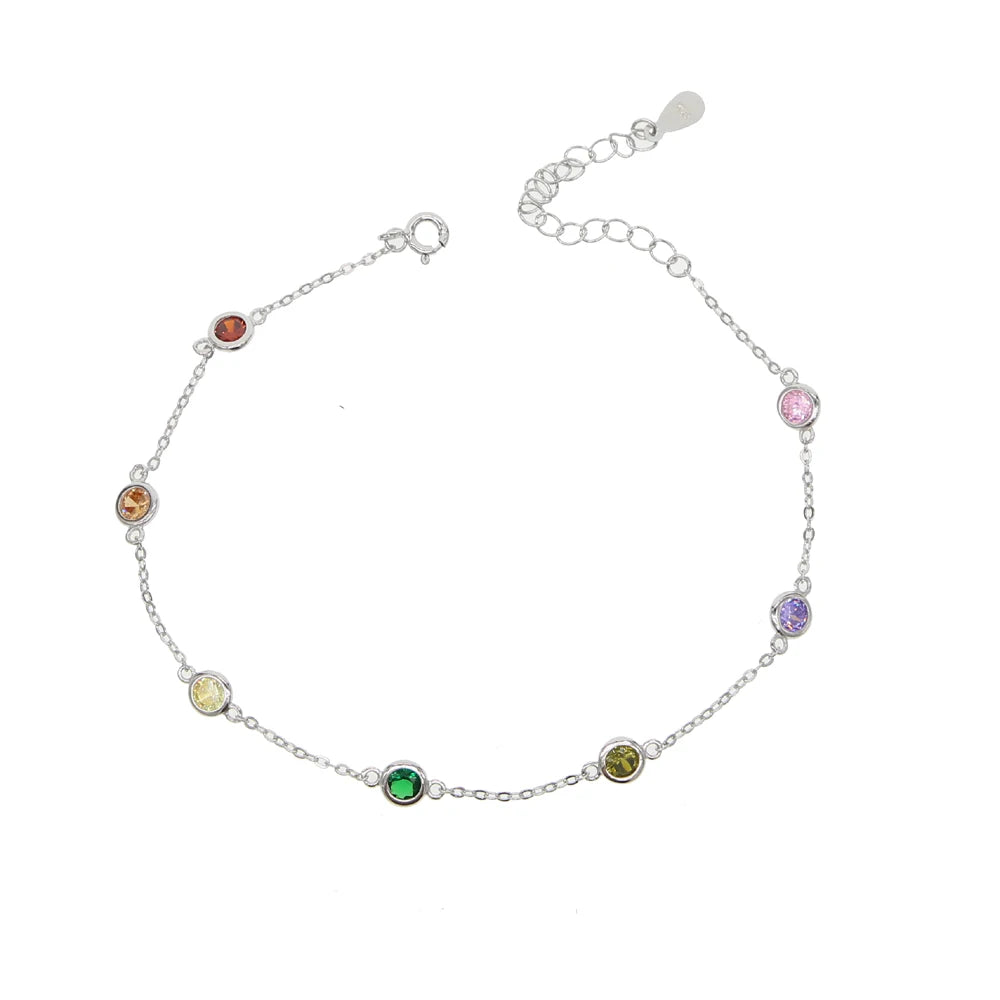 Zircon Sparkle Anklet